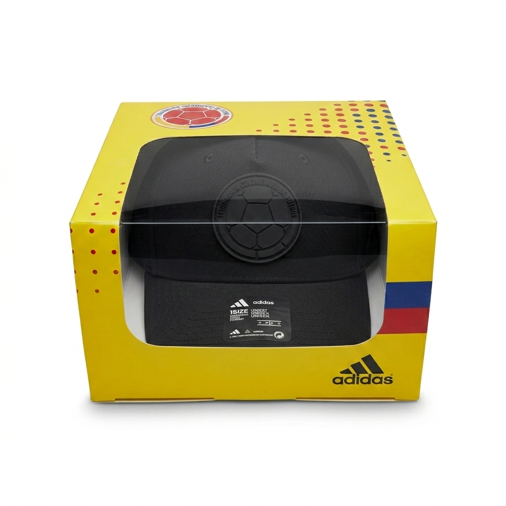 Gorra Negra Oficial Colombia | Adidas × Federación | Edición Mundial 2026