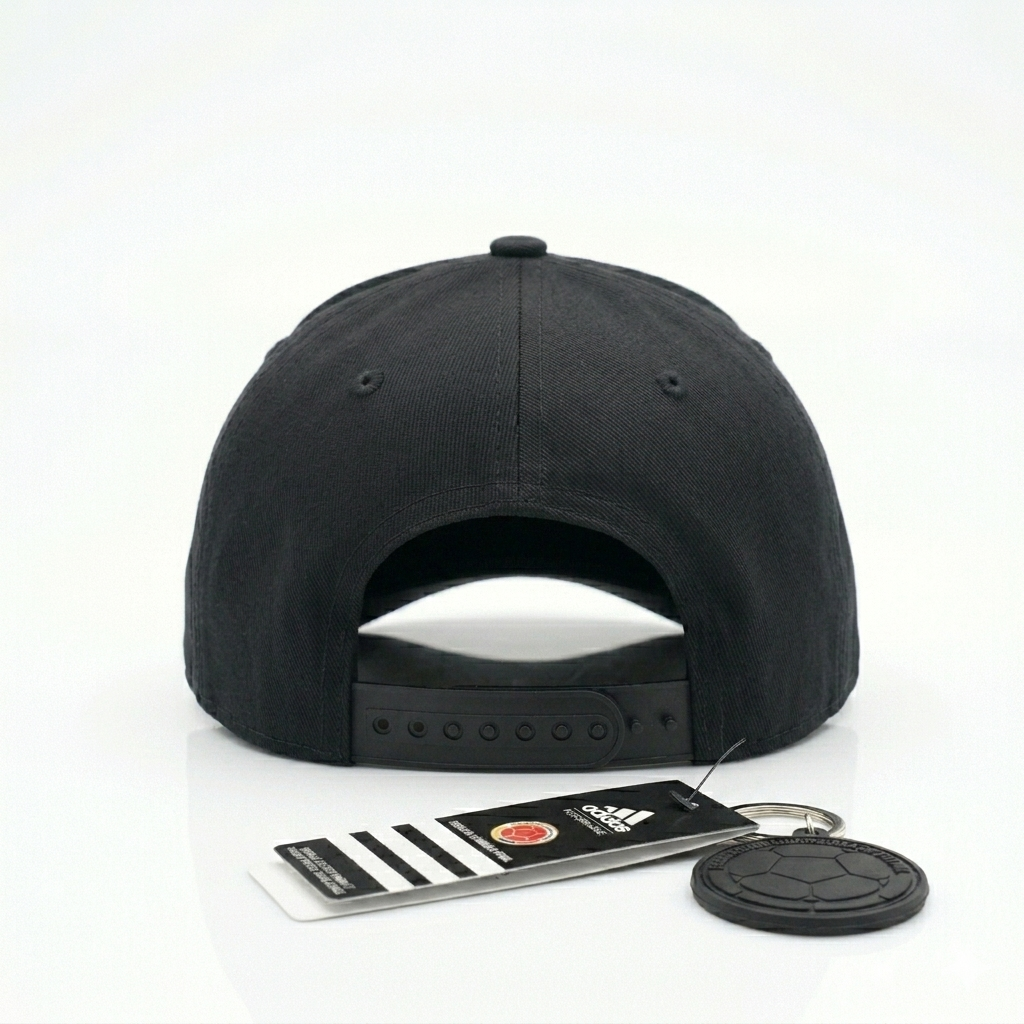 Gorra Negra Oficial Colombia | Adidas × Federación | Edición Mundial 2026